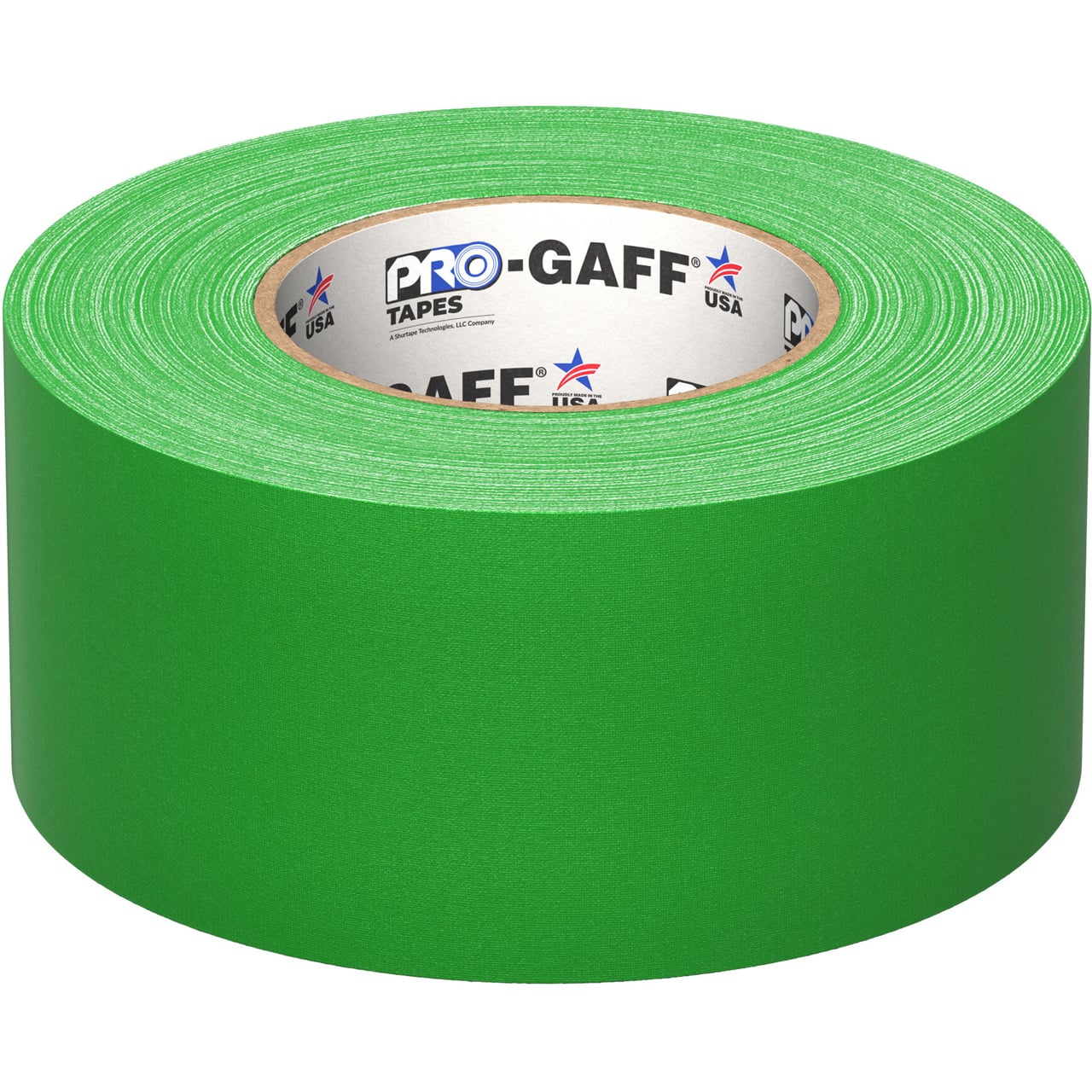 Cinta Gaffer Tape Fluorescente 3 Pulgadas (72 Milimetros Mm) X 46 Metros Mt Verde GAFF3FLGN Protapes Progaff