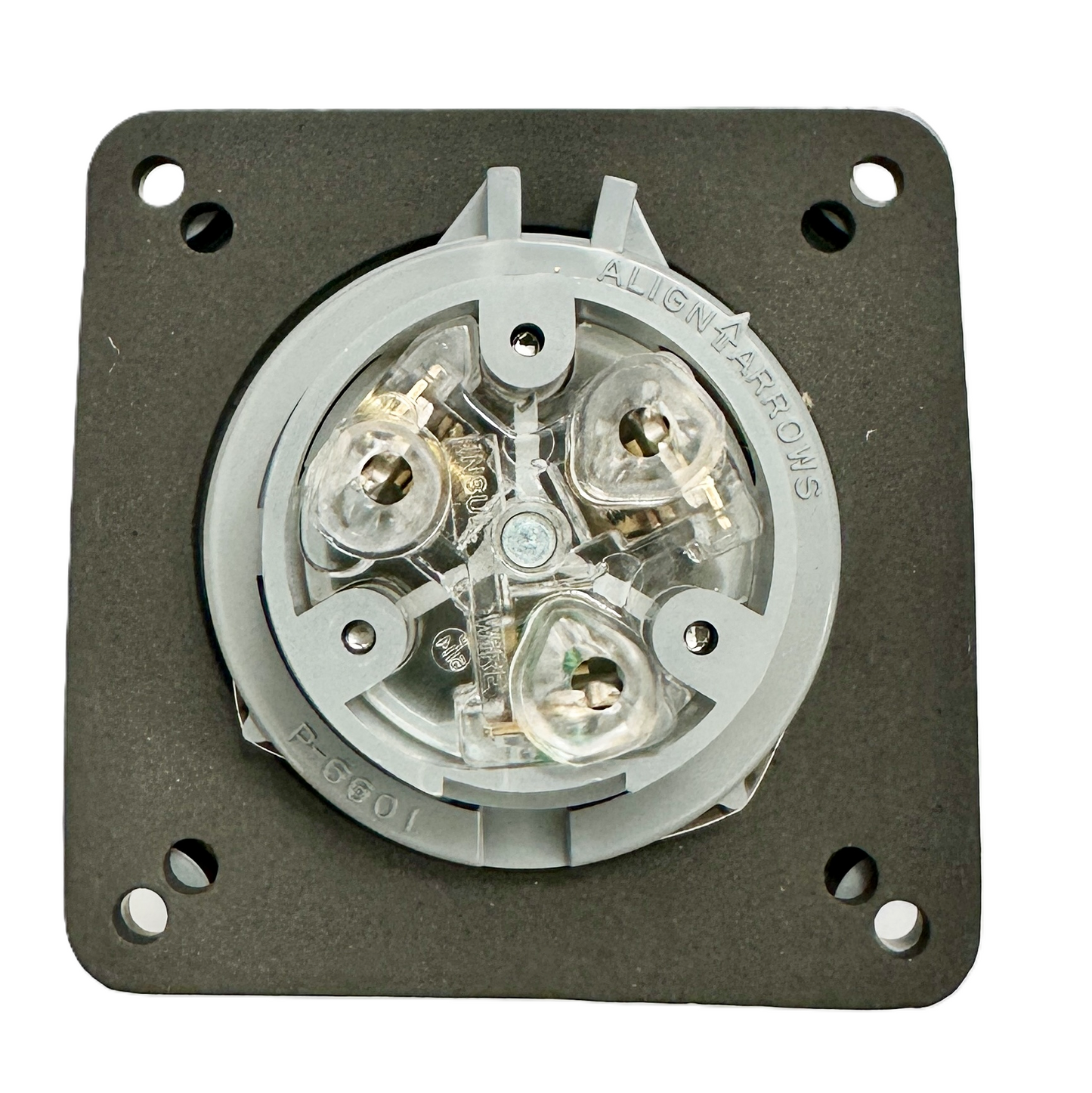 Conector Receptaculo Twist Lock 30a 125v L5-30R Con Tapa Intemperie HBL2610SW Hubbell