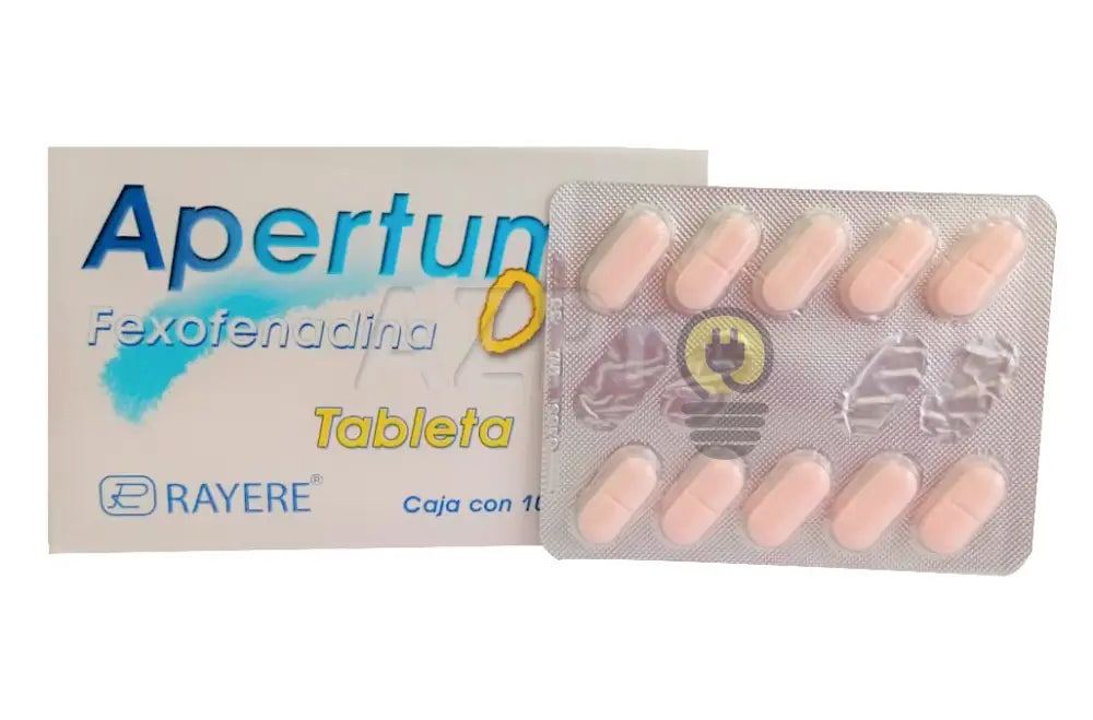 Apertum Fexofenadina 10 Tabletas 180Mg Tratamiento Alergias Rayere Economía E Industria > Productos