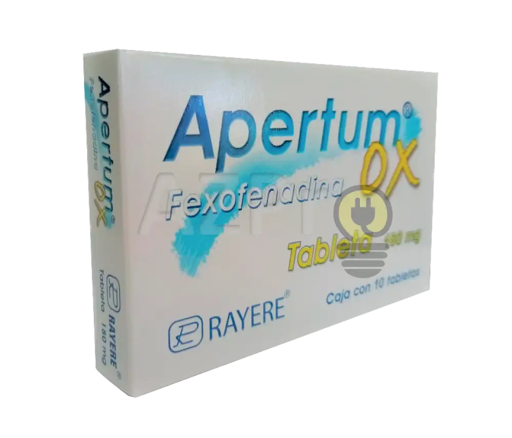 Apertum Fexofenadina 10 Tabletas 180Mg Tratamiento Alergias Rayere Economía E Industria > Productos