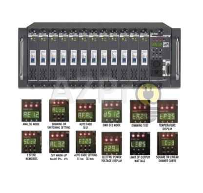 Banco De Dimmers 12 Canales 20Amp 100-240V Dmx512 Lite Puter Electrónica > Audio Equipos Para