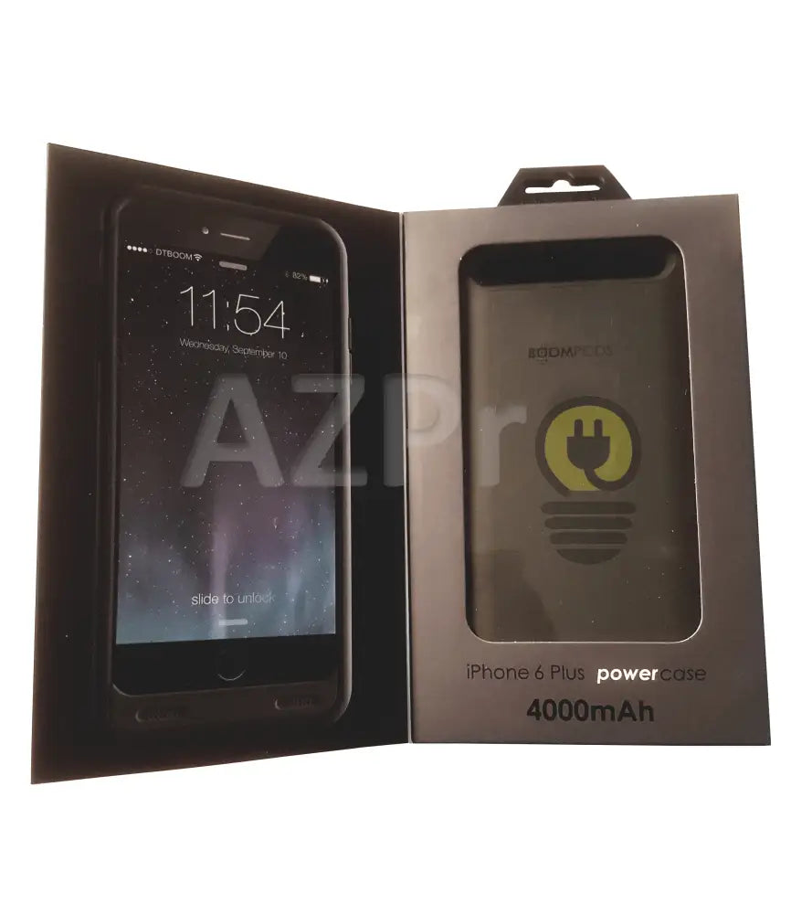 Bateria Funda Powercase 4000Mah Iphone 6 Plus Boompods Electrónica > Audio Equipos Para Escenario