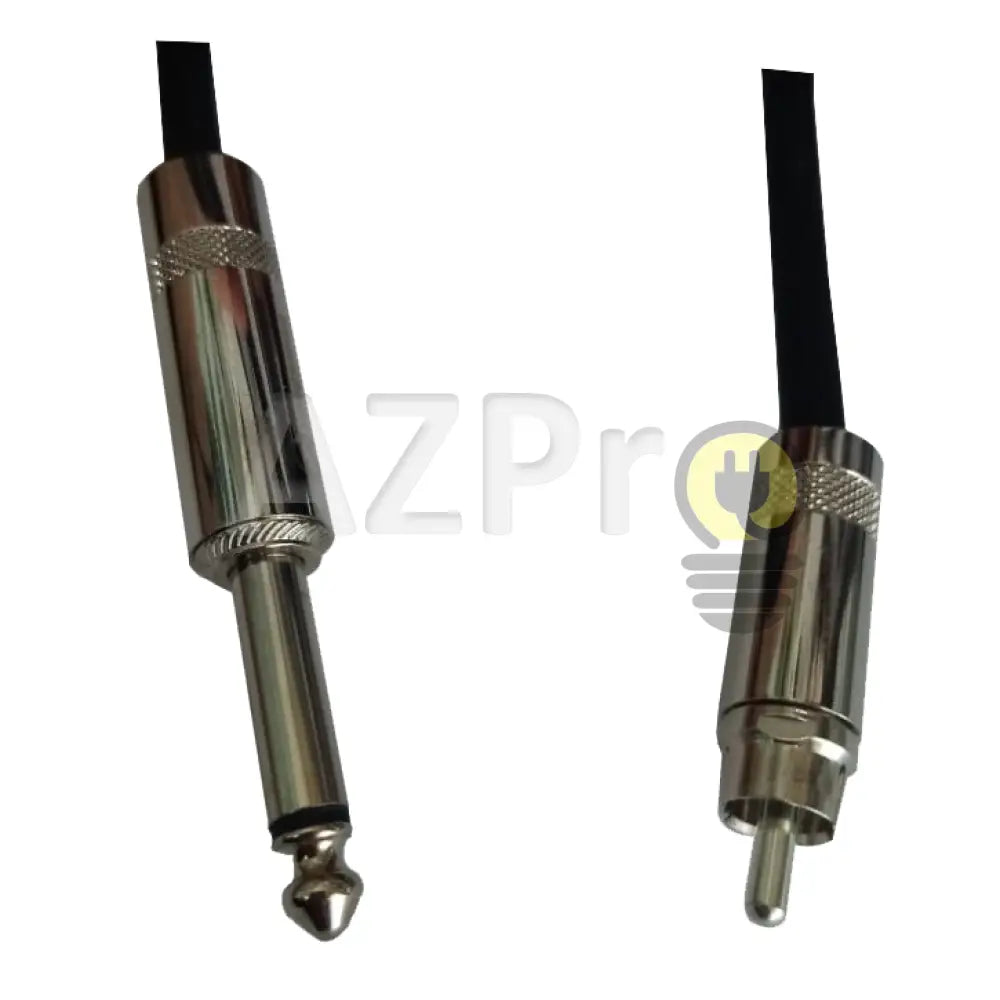 Cable De Audio Plug Rca A 6.3 Ts 3Mt 10P Rcap American Electrónica > Equipos Para Escenario