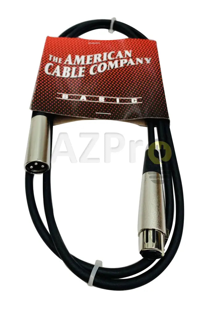 Cable De Microfono Xlr A Xlr 1.8mt 6 Pies MS2-06 American Cable – AZPro