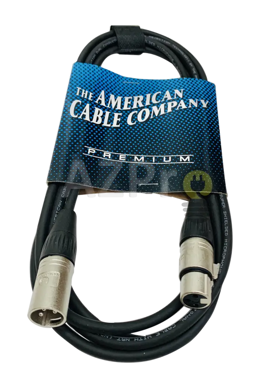 Cable De Microfono Xlr A 3Mt 10Pies M2-10 American Electrónica > Audio Equipos Para Escenario