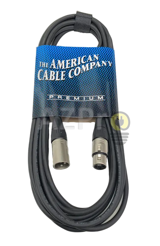 Cable De Microfono Xlr A 6Mt 20Pies M2-20 American Electrónica > Audio Equipos Para Escenario