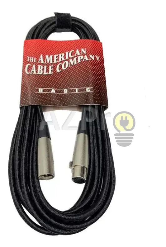 Cable De Microfono Xlr A 6Mt Textil Mst American Electrónica > Audio Equipos Para Escenario