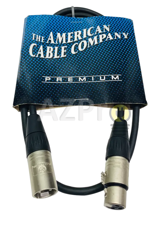 Cable De Microfono Xlr A 90Cm 3Pies M2-03 American Electrónica > Audio Equipos Para Escenario