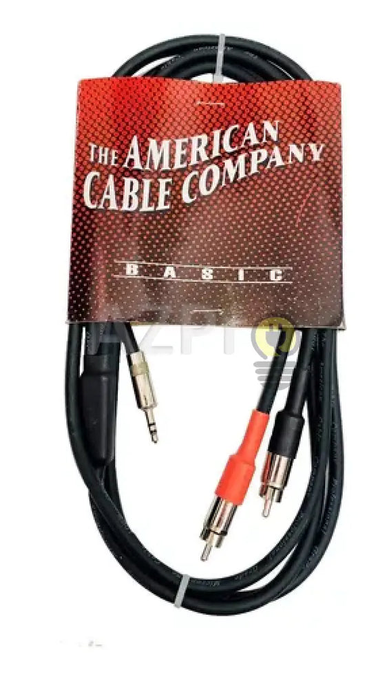 Cable Divisor Plug 3.5 A 2 Rca 1.8Mt 6P Yp2Rc American Electrónica > Audio Equipos Para Escenario