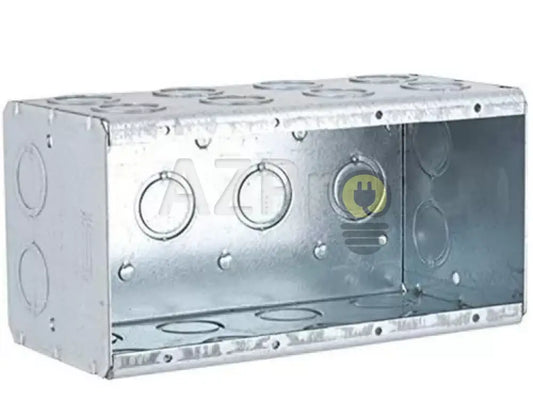 Caja Metalica Raco 698 Chalupa Cuadruple 19 Knockout Hubbell Electrónica > Audio Equipos Para