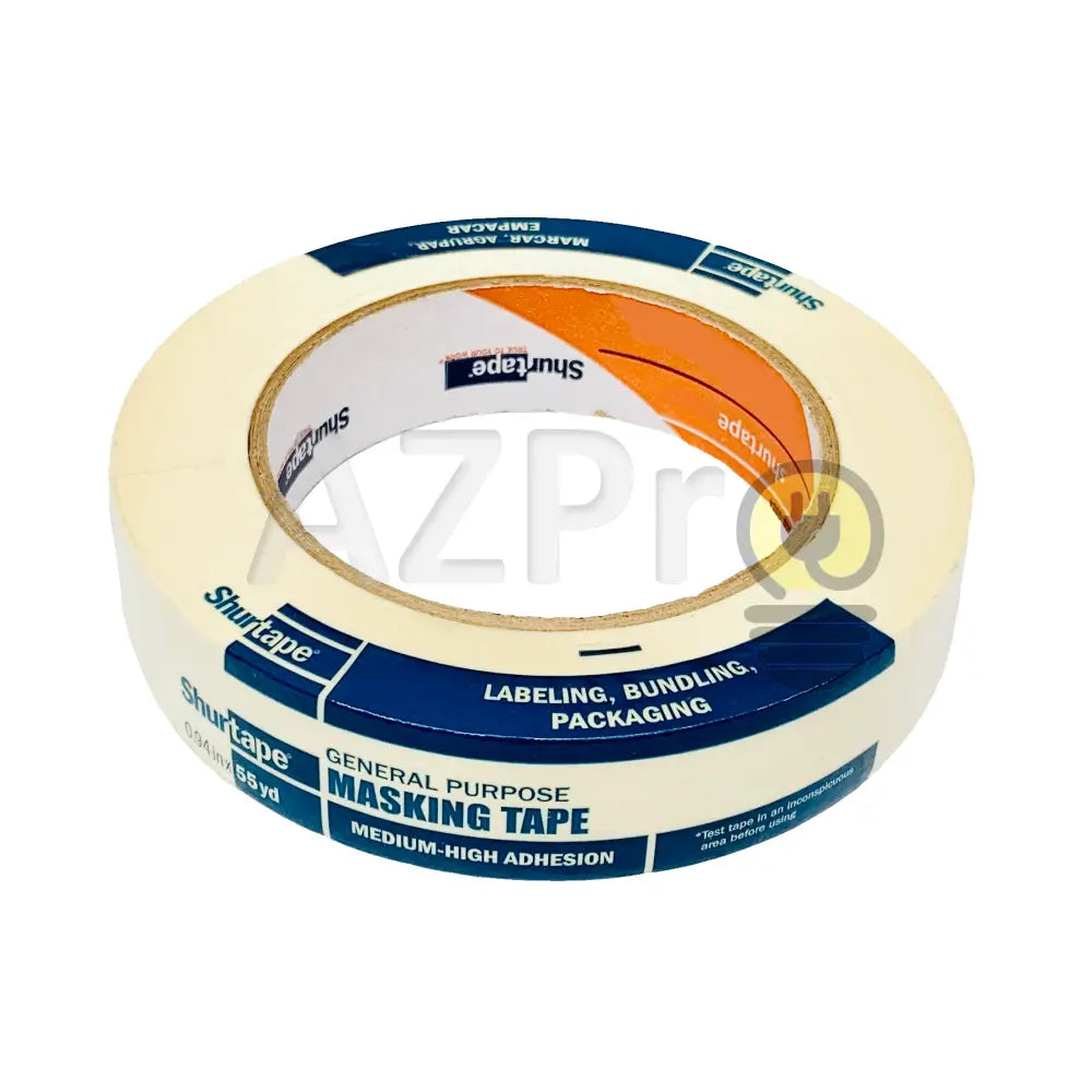 Cinta Adhesiva Masking Tape 1 Pulgada (24Mm) X 50Mts Shurtape Electrónica > Audio Equipos Para