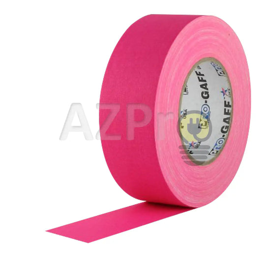 Cinta Gaffer Tape Fluorescente 2 Pulgadas (48 Milimetros Mm) X 46 Metros Mt Rosa Protapes Progaff