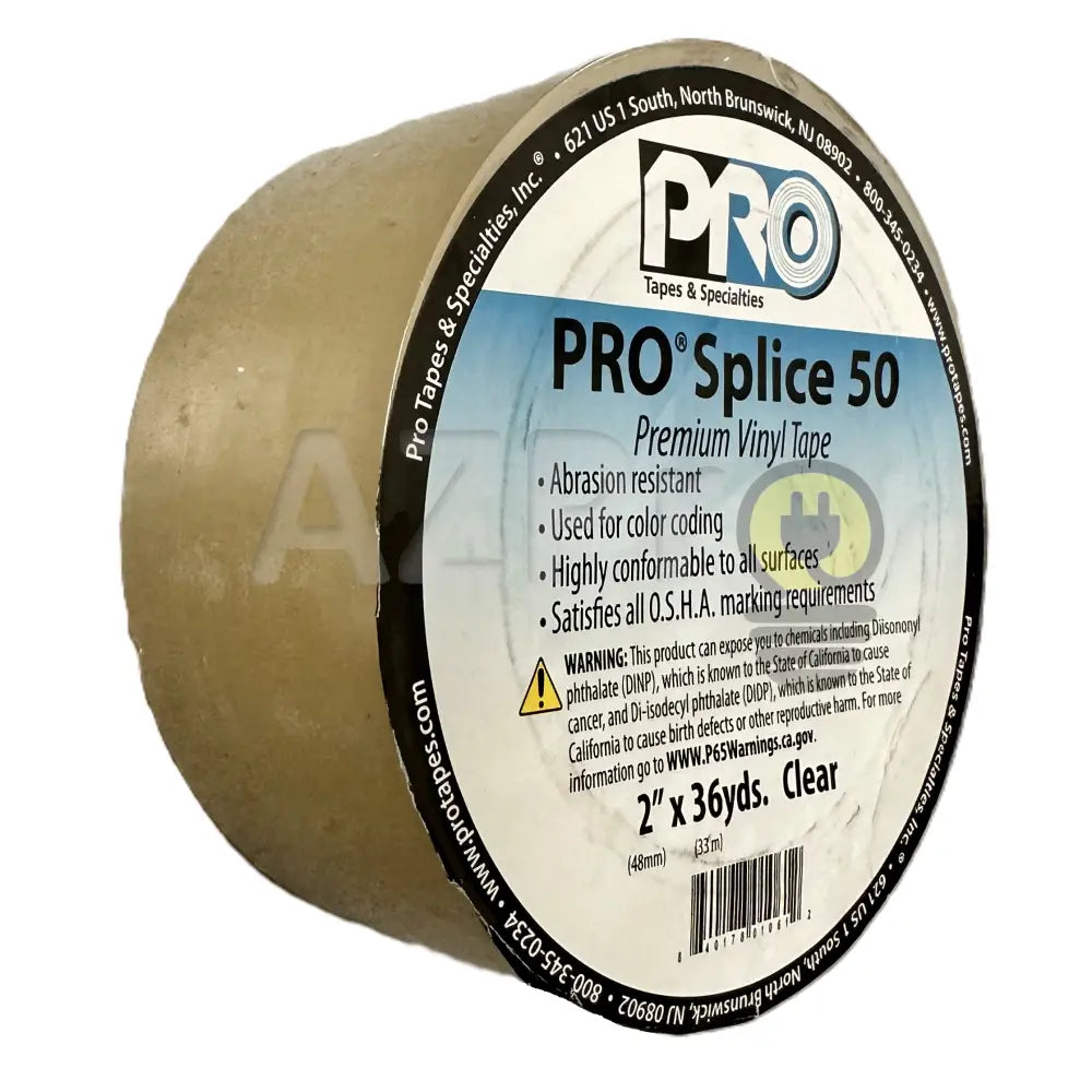 Cinta Splice Piso 2 Pulgadas (48mm) x 33mts Transparente SPLICE2CL Protapes Progaff Electrónica > Audio > Equipos para