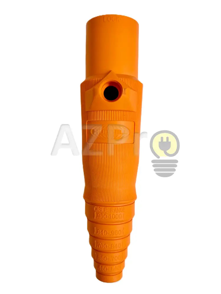 Conector Camlock Linea Macho Cable 300-400 Amperes Amp HBL400MO Naranja Hubbell Electrónica > Audio > Equipos para