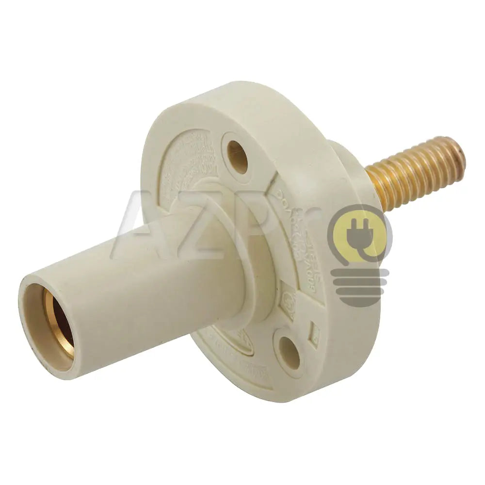 Conector Camlock Mini Tornillo Hembra 150 Amperes Amp Hbl15Frs Blanco Hubbell Electrónica > Audio