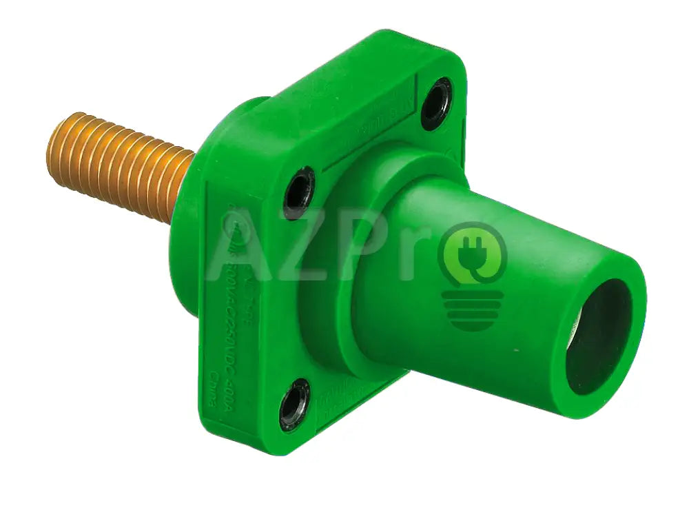 Conector Camlock Tornillo Chasis Hembra 400 Amperes Amp Hblfrs Verde Hubbell Electrónica > Audio