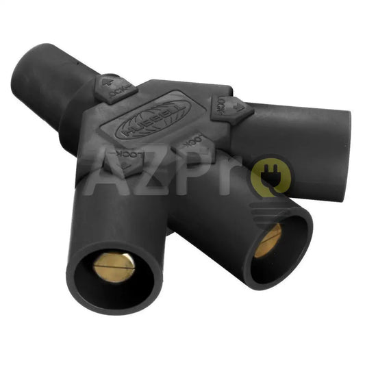 Conector Camlock Tri Tap Linea 400A 3M 1H Negro HBLF3MBK Hubbell Electrónica > Audio > Equipos para escenario