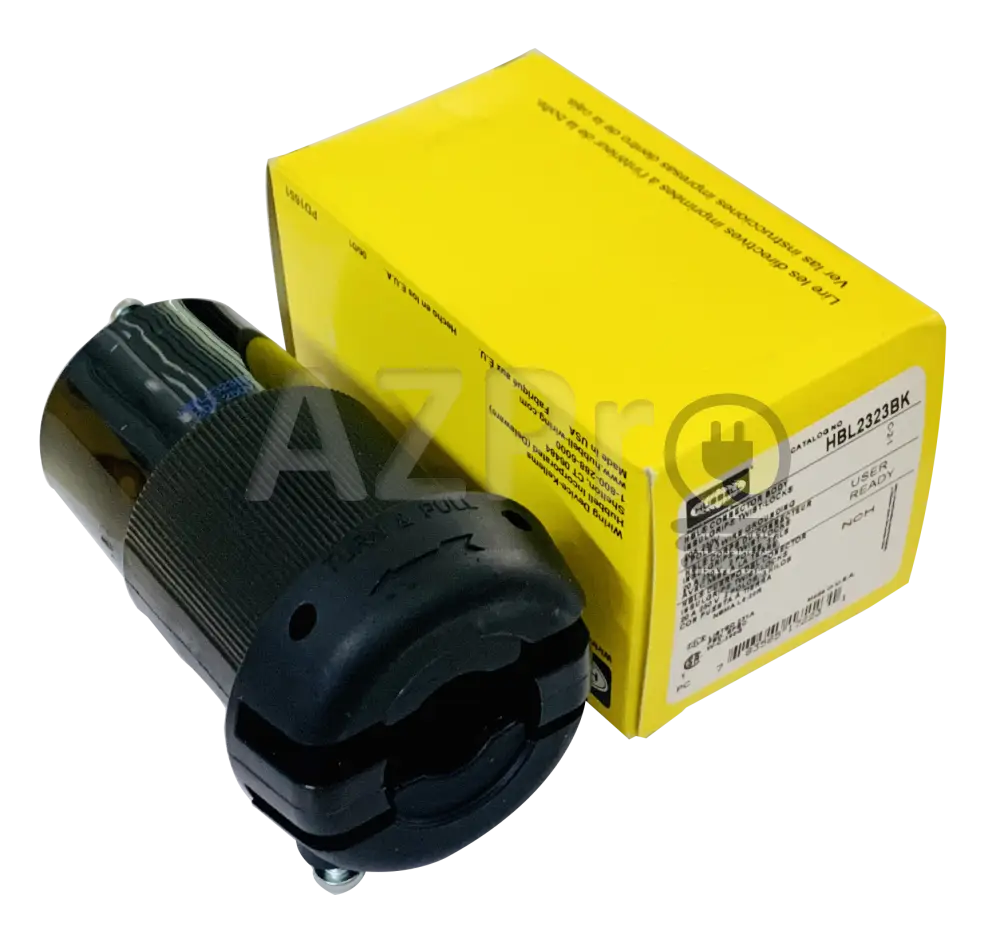 Conector Clavija Twist Lock Hembra 20A 250V L6-20R Hbl2323 Hubbell Electrónica > Audio Equipos Para