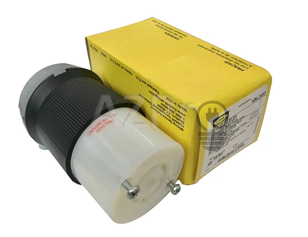Conector Clavija Twist Lock Hembra 20A 480V L16-20R Hbl2433 Hubbell Electrónica > Audio Equipos Para