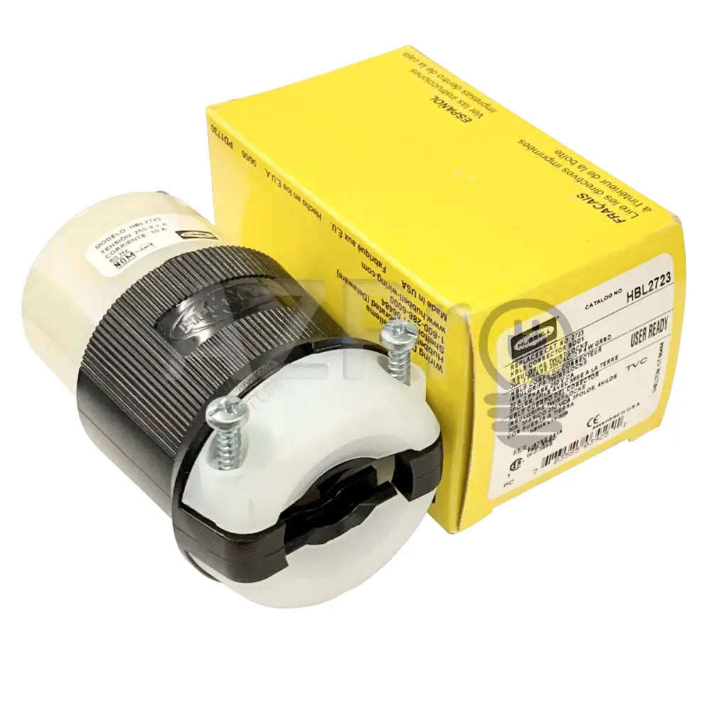 Conector Clavija Twist Lock Hembra 30A 250V Hbl2723 Hubbell Electrónica > Audio Equipos Para