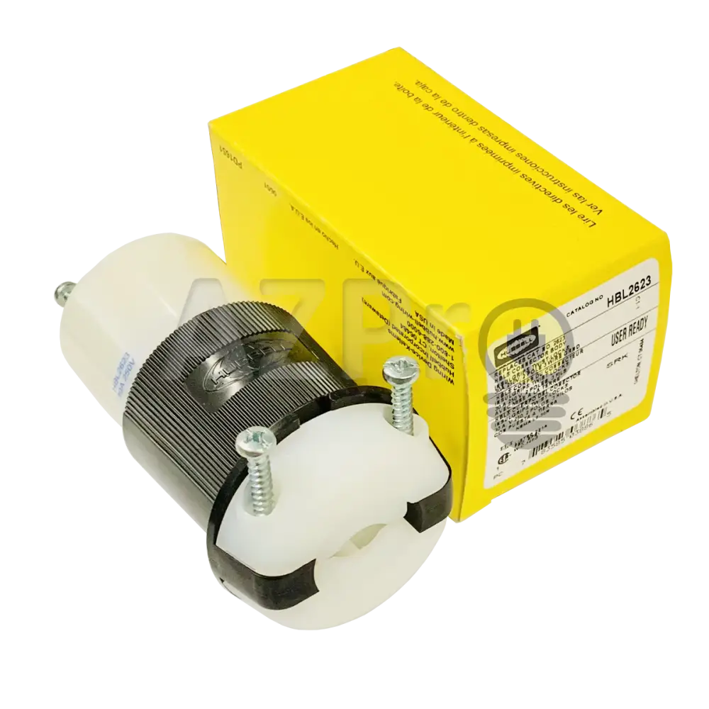 Conector Clavija Twist Lock Hembra 30A 250V Hbl2623 Hubbell Electrónica > Audio Equipos Para