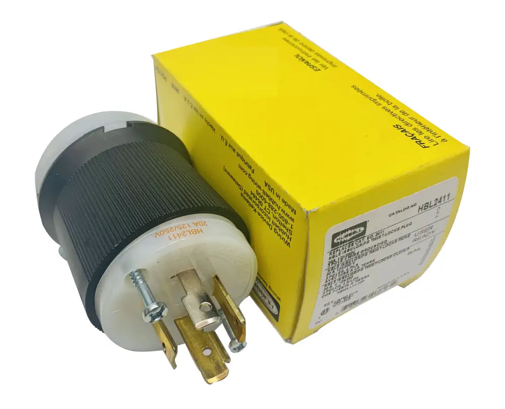 Conector Clavija Twist Lock 20A 125-250V L14-20P Hbl2411 Hubbell Electrónica > Audio Equipos Para