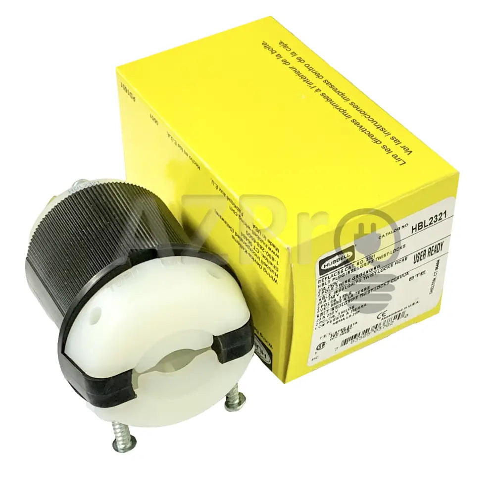 Conector Clavija Twist Lock Macho 20A 250V Hbl2321 Hubbell Electrónica > Audio Equipos Para
