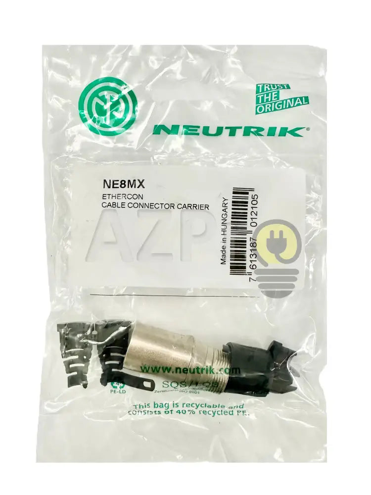 Conector Ethercon RJ45 Macho Linea para cable NE8MX Neutrik - Electrónica > Audio > Equipos para escenario