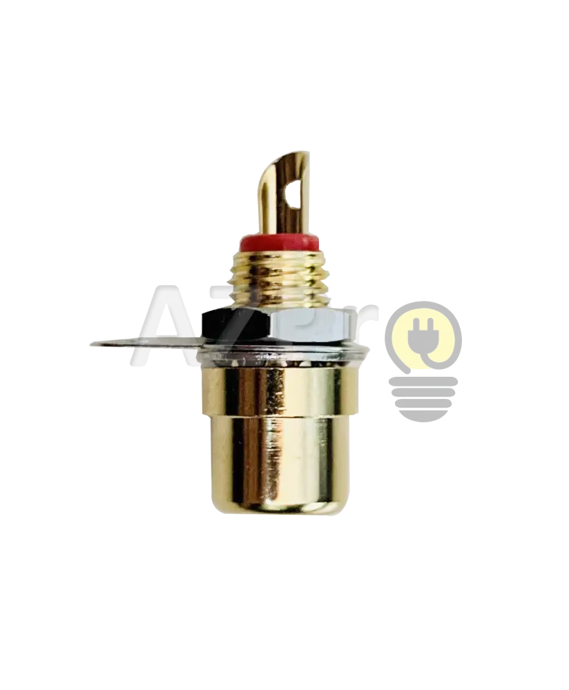 Conector Rca Chasis Hembra Female Plug Dorado Cd201 Gen Electrónica > Audio Equipos Para Escenario
