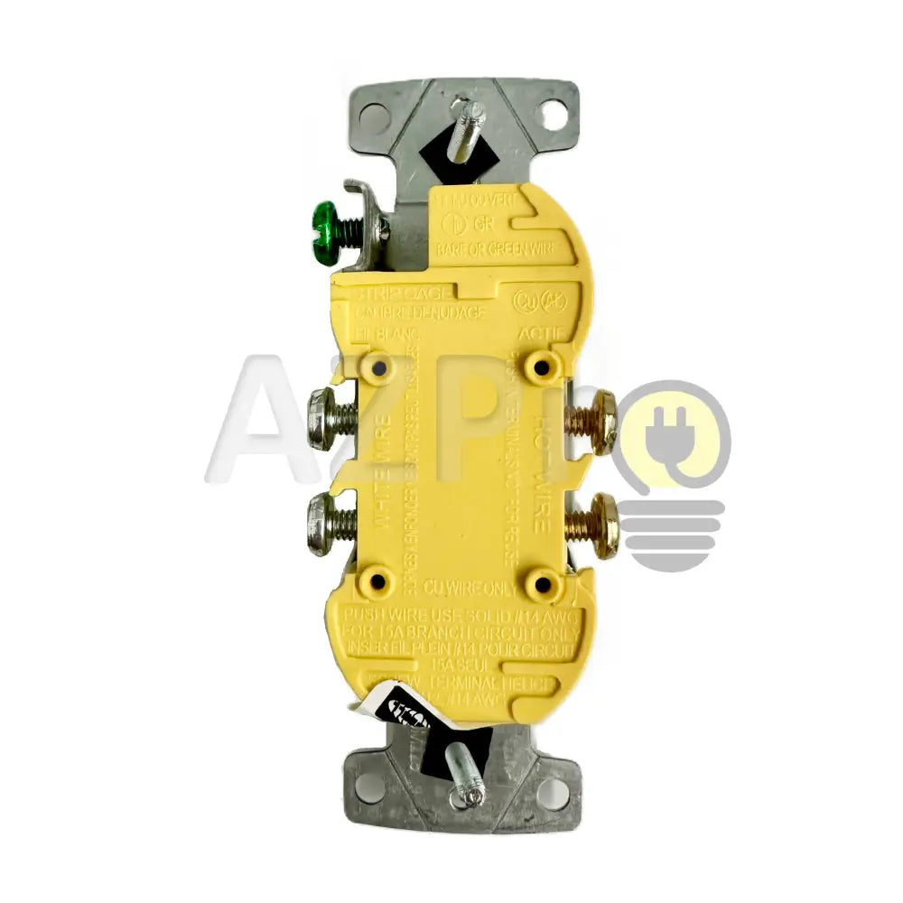Conector Receptaculo Contacto Duplex 15a 125v 5-15r RRD15W Blanco Hubbell - Electrónica > Audio > Equipos para escenario