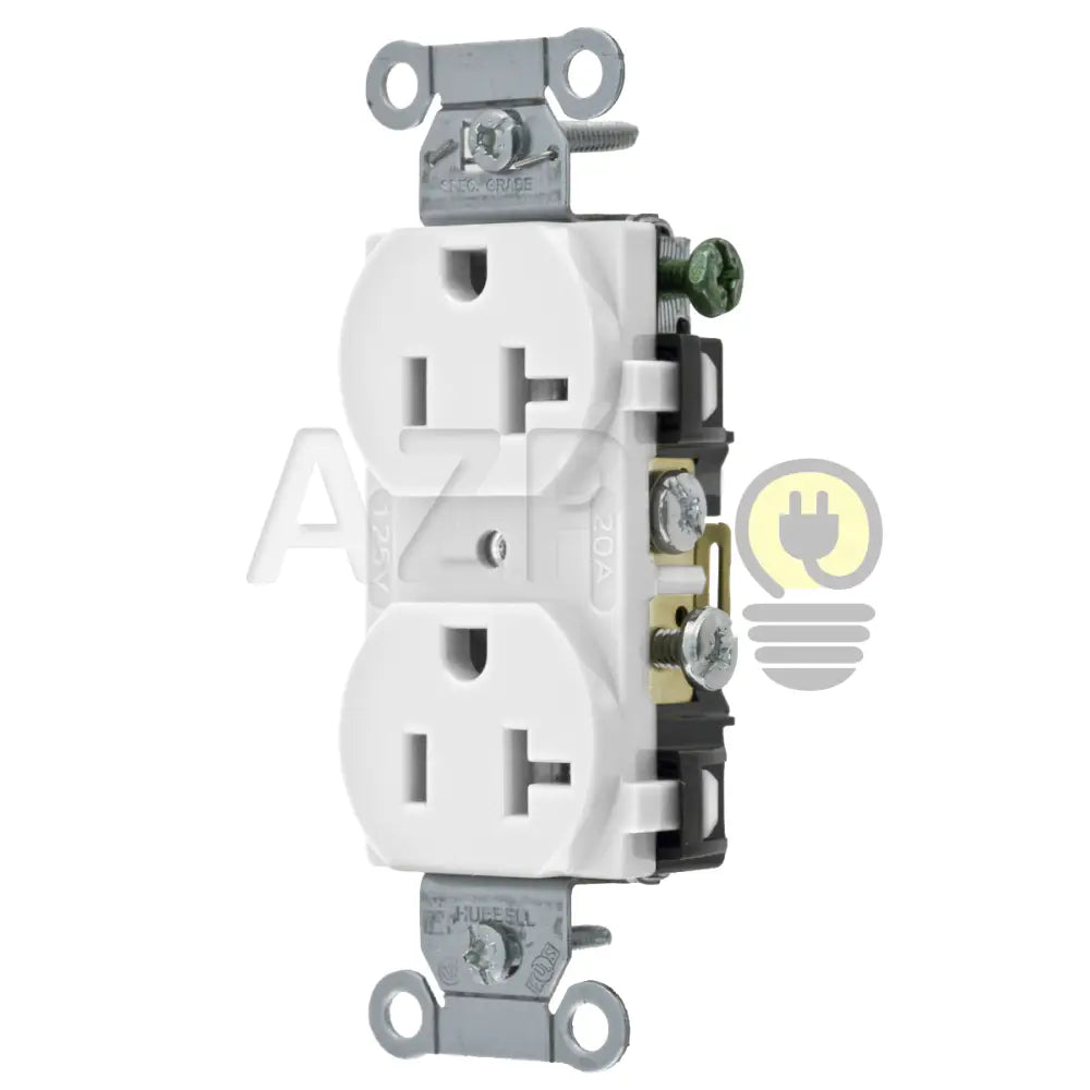 Conector Receptaculo Duplex 20A 125V Cr20 Hubbell Electrónica > Audio Equipos Para Escenario