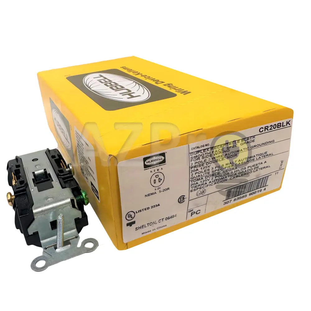 Conector Receptaculo Duplex 20A 125V Cr20 Hubbell Electrónica > Audio Equipos Para Escenario
