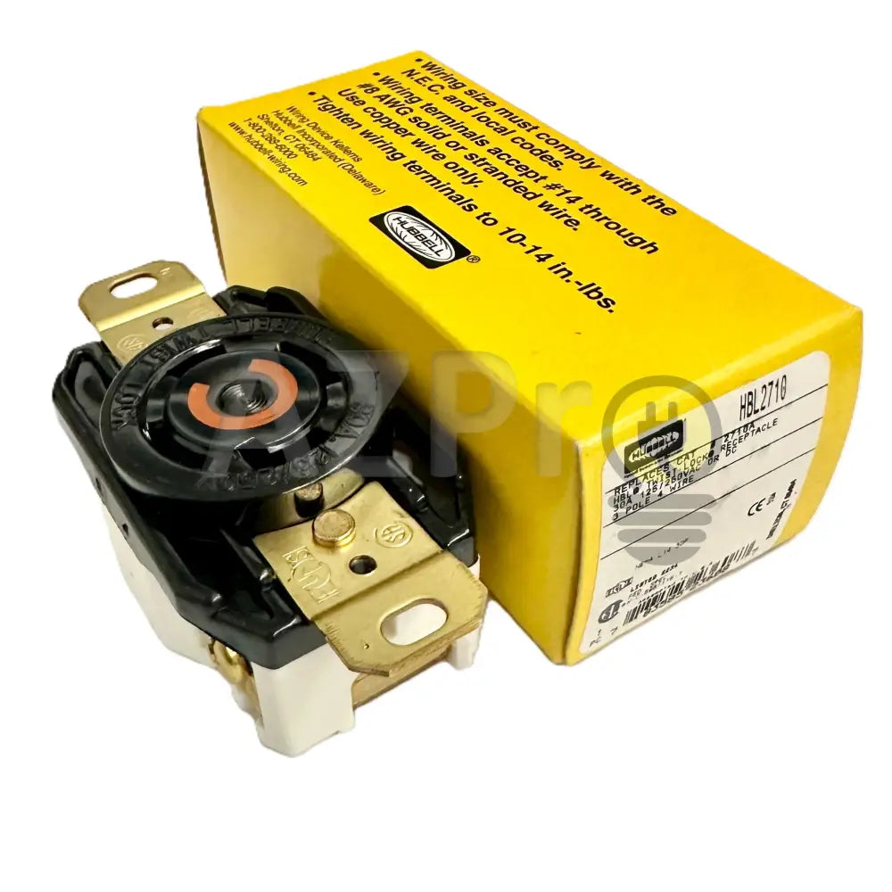 Conector Receptaculo Hembra Twist Lock 30a 125-250v L14-30R Hbl2710 Hubbell Electrónica > Audio > Equipos para escenario