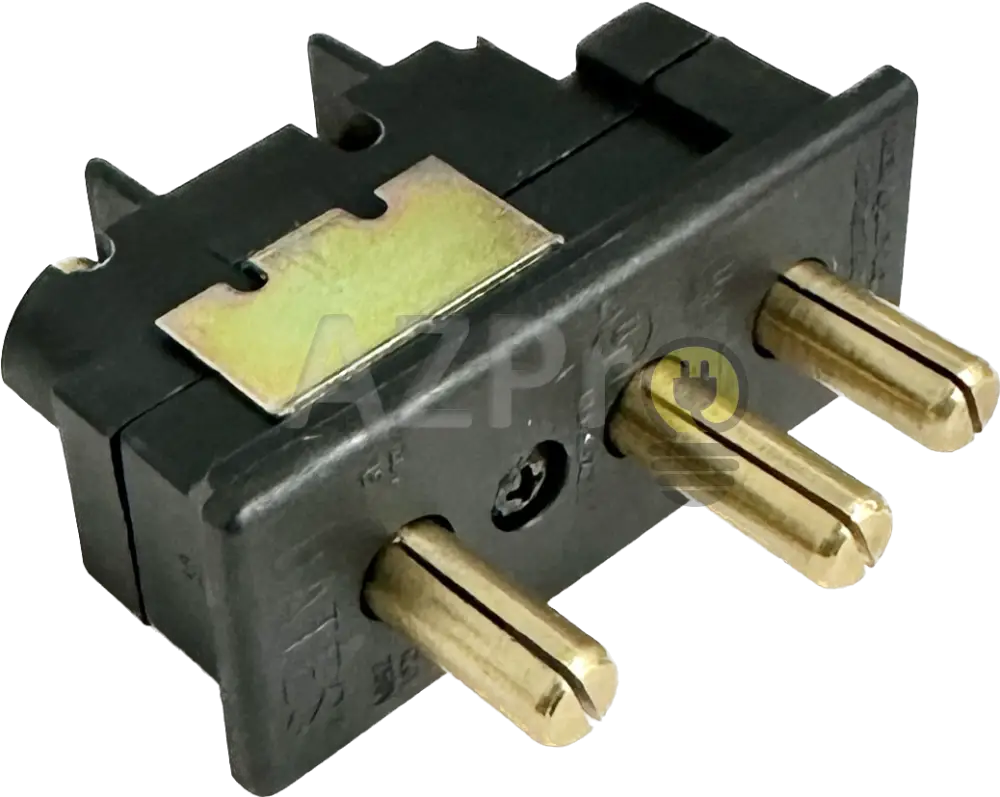 Conector Stage Pin Macho Chasis 20A 20Mr Marinco Bates Electrónica > Audio Equipos Para Escenario