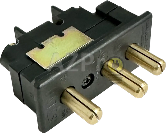 Conector Stage Pin Macho Chasis 20A 20Mr Marinco Bates Electrónica > Audio Equipos Para Escenario