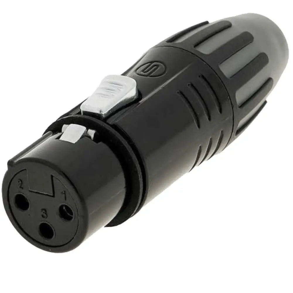Conector Xlr 3 Pin Hembra Linea Negro Oro Nc3Fxx Seetronic Electrónica > Audio Equipos Para