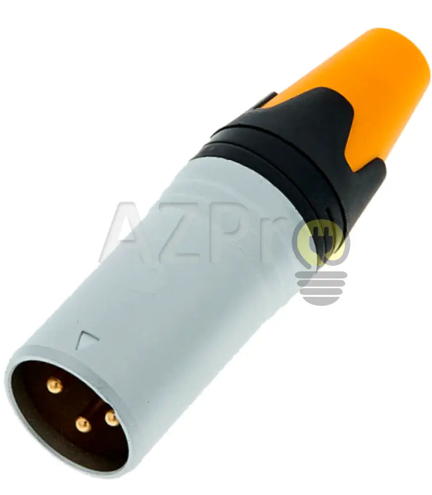 Conector Xlr 3 Pin Macho Linea Ip65 Oro Nc3Mx-Top Seetronic Electrónica > Audio Equipos Para