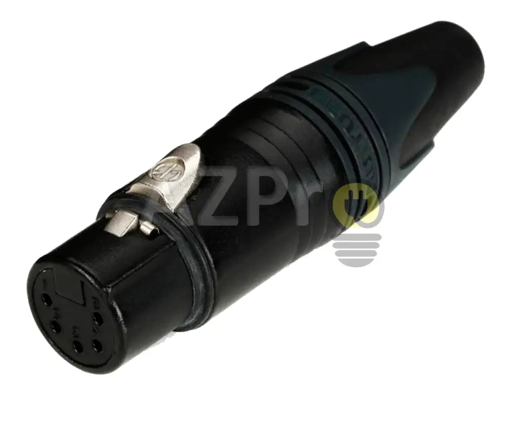 Conector Xlr 5 Pin Hembra Linea Negro Oro Nc5Fxx Neutrik Electrónica > Audio Equipos Para Escenario