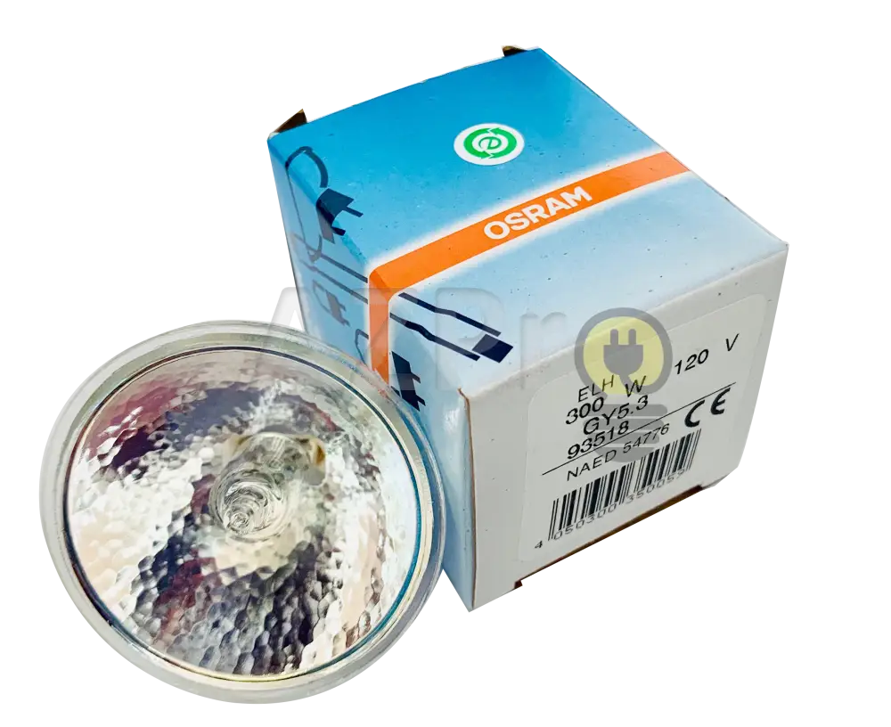 Foco Elh Lampara Halogena 300W 120V Gy5.3 Mr16 54776 Osram Casa Y Jardín > Iluminación Focos