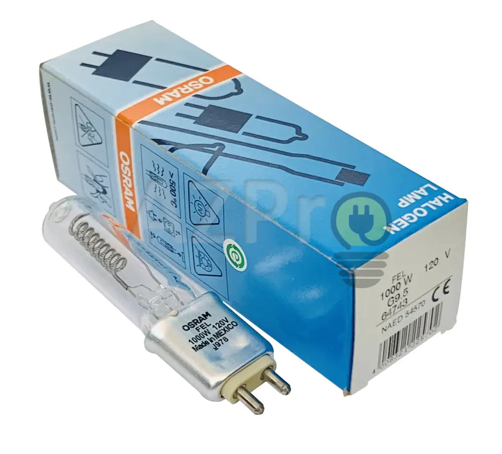 Foco Fel Lampara Halogena 1000W 120V Base G9.5 54570 Osram Casa Y Jardín > Iluminación Focos