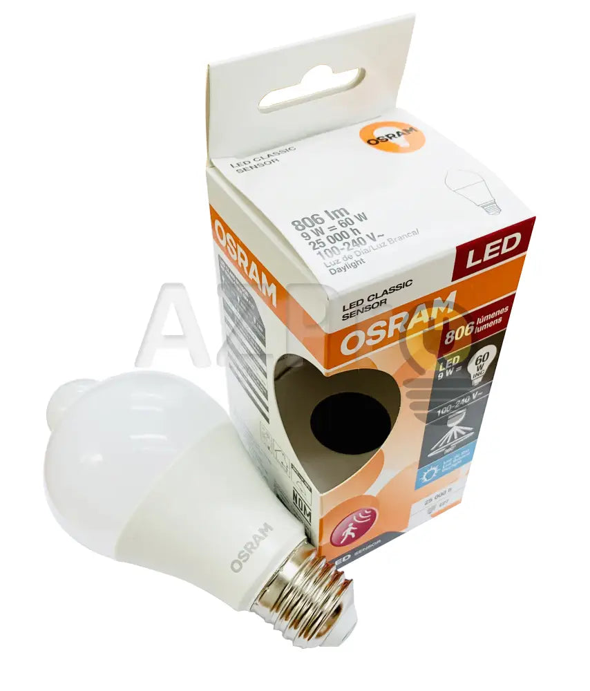 Foco Led Bulb Sensor Movimiento Detector 9W 100-240V 88153 Osram Casa Y Jardín > Iluminación