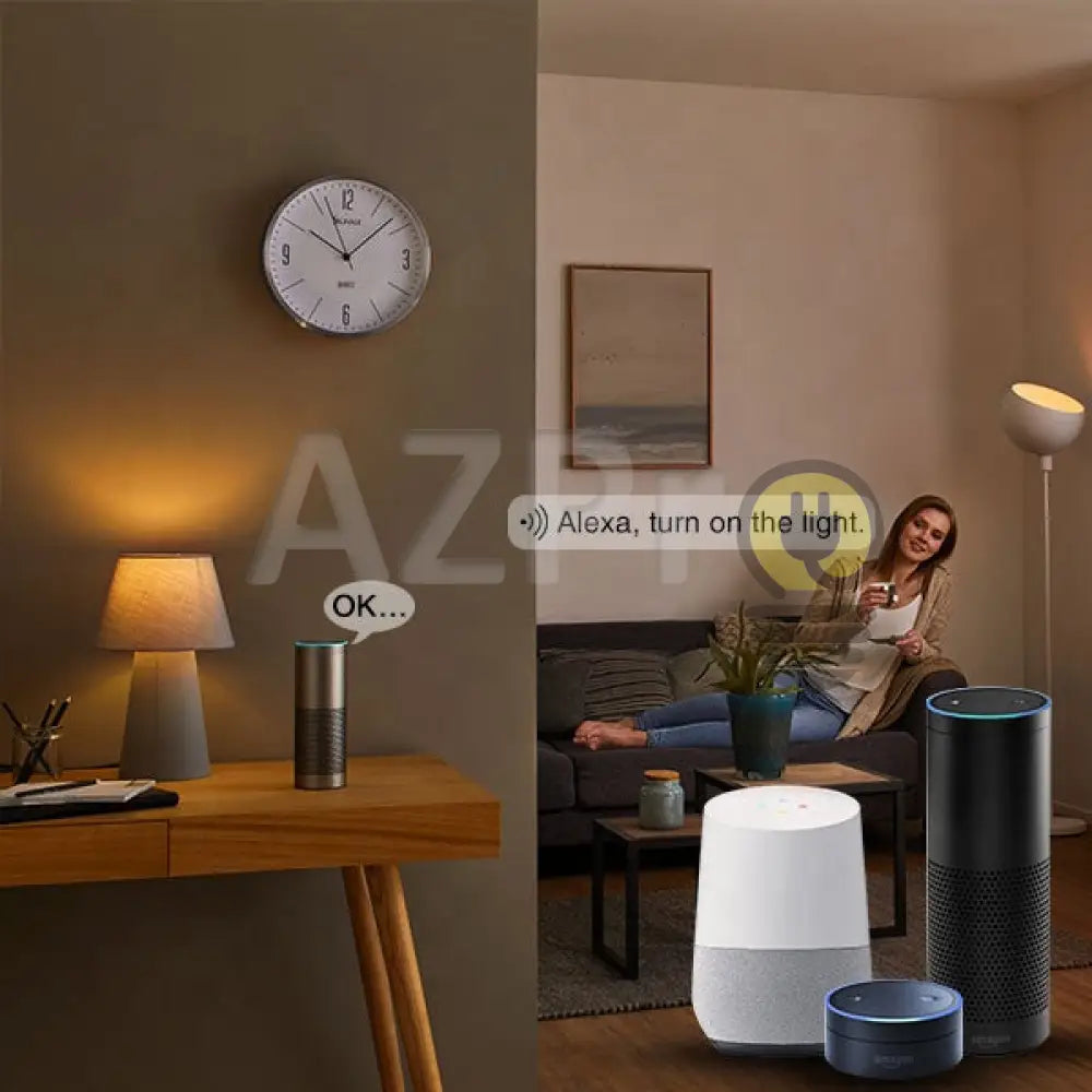 Foco Led Bulbo Inteligente 9W 120V Smart Bulb Rgb Wifi Azpro Casa Y Jardín > Iluminación Bombillas