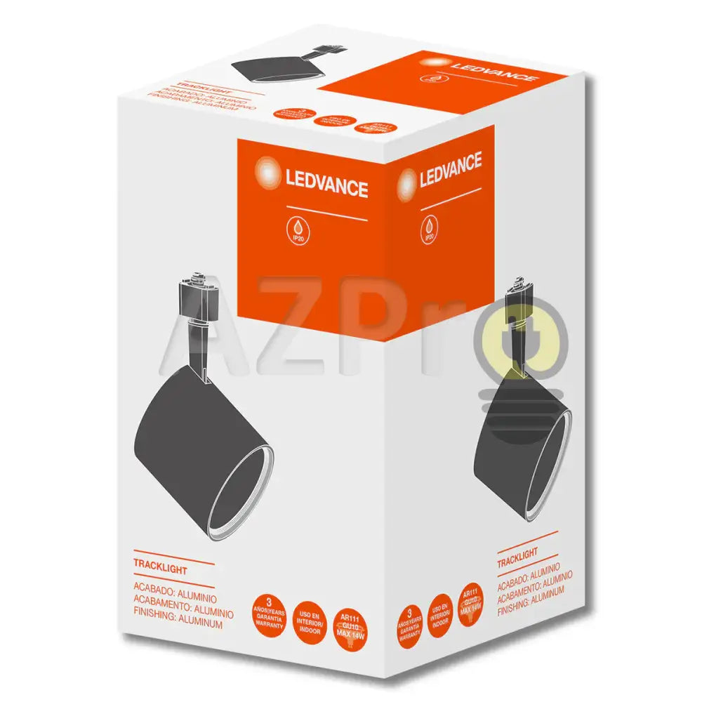 Luminaria para lampara Led Tracklight AR111 Negro Ledvance Casa y jardín > Iluminación > Bombillas > Bombillas con