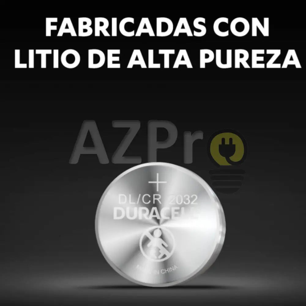 Pila Bateria Litio Cr2032 3V 225Mah 2 Piezas Dl2032 Duracell Electrónica > Audio Equipos Para