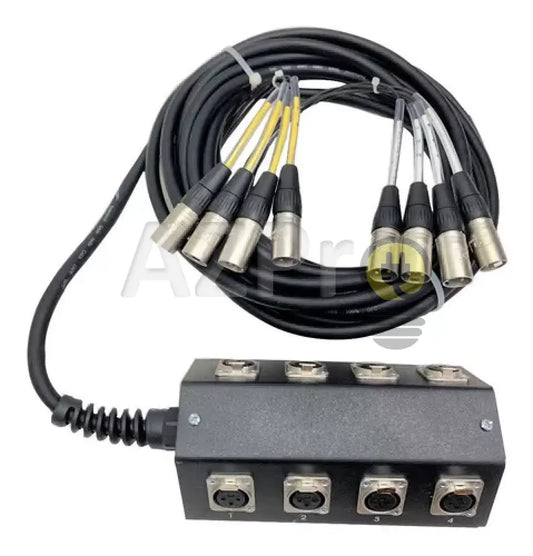 Sub-Snake 8 Canales Xlr Extension 10 Metros American Cable Electrónica > Audio Equipos Para