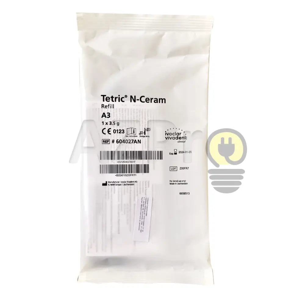 Tetric N-Ceram Refill Resina De Relleno 3.5Gr A3 Ivoclar Economía E Industria > Productos Médicos