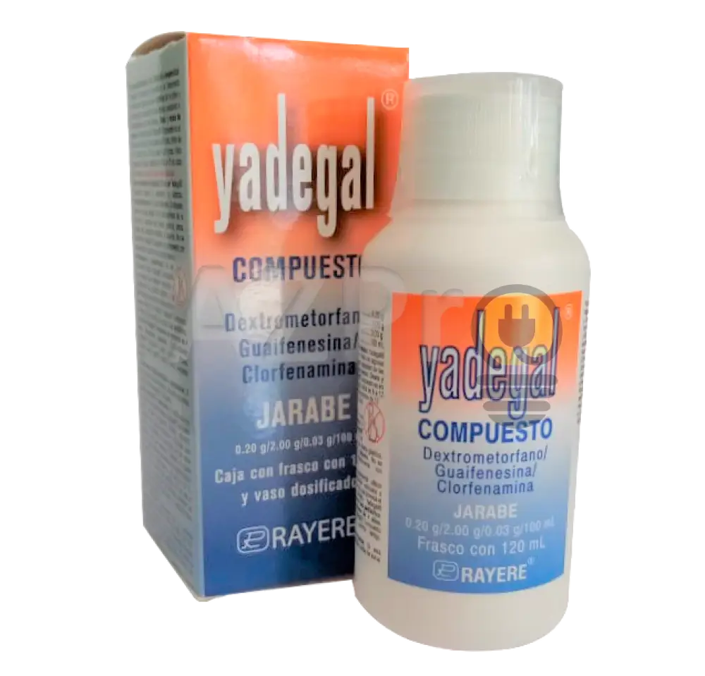 Yadegal Dextrometorfano Guaifenesina Clorfenamina 120Ml Tos Rayere Economía E Industria > Productos