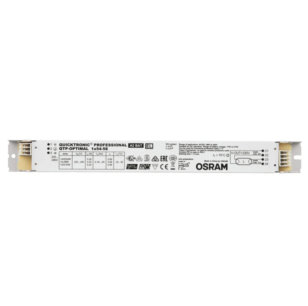 Balastro Foco Fluorescente QTP-OPTIMAL 1x54-58W 4008321873729 Osram