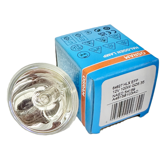 Foco Efp Lampara Halogena Mr16 Hlx 64627 100w 12v Gz6.35 Mr16 54160 Osram