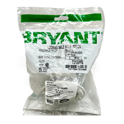Conector Receptaculo Twist Lock 30a 120-208v L21-30p 72130MB Hubbell Bryant